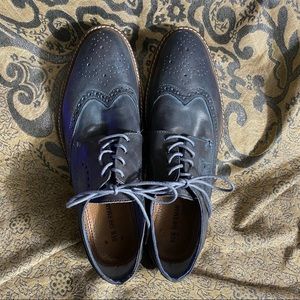 Blue Ben Sherman Wing Tips, Size 11